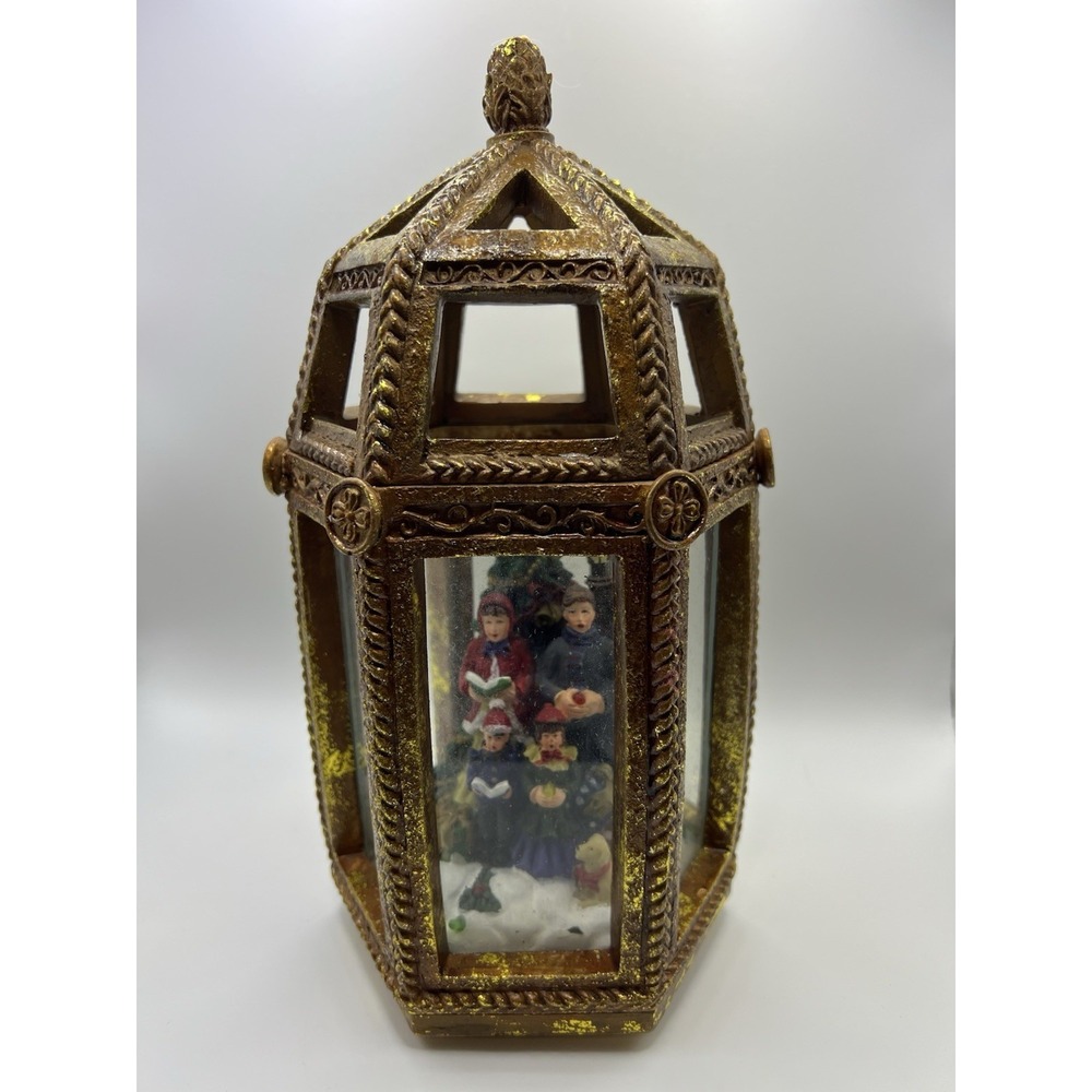 Elements Caroler Gazebo Lantern Lighted Musical. Tested. Works. READ!